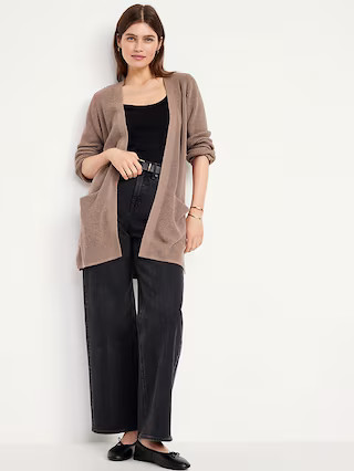 Longline Open-Front Sweater | Old Navy (US)