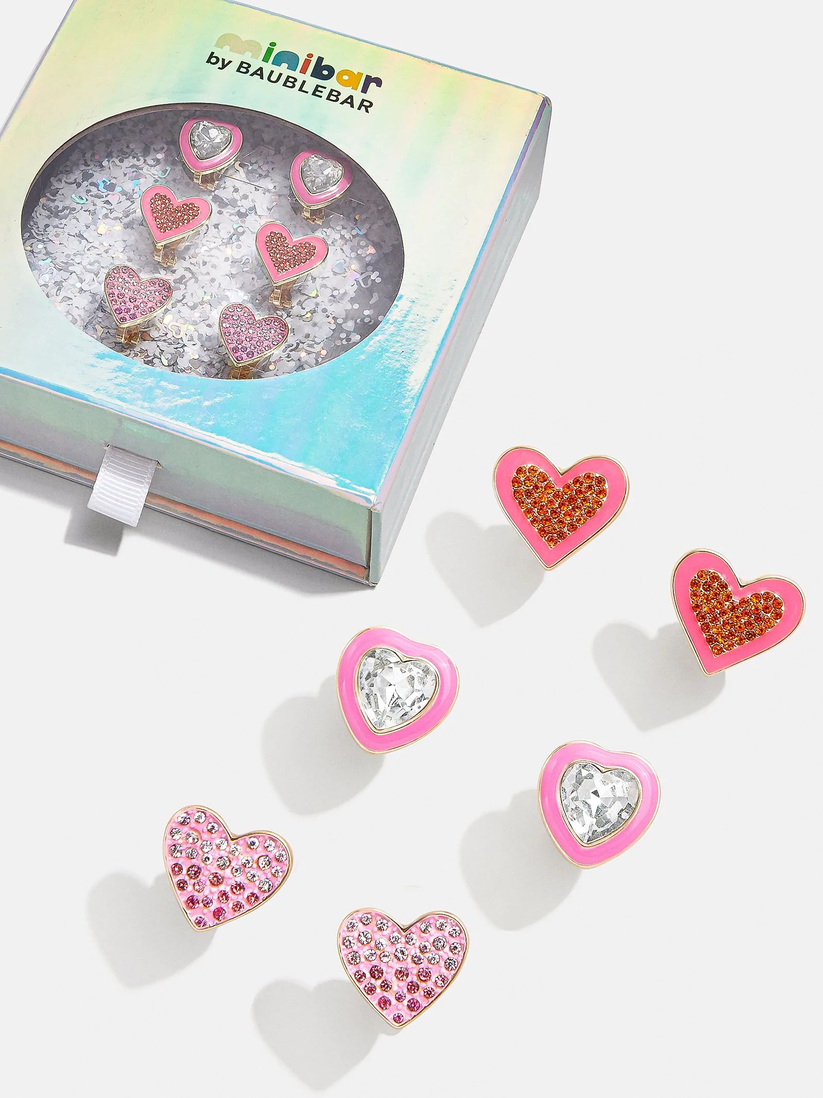 Sweetheart Kids' Clip-On Earring Set | BaubleBar (US)