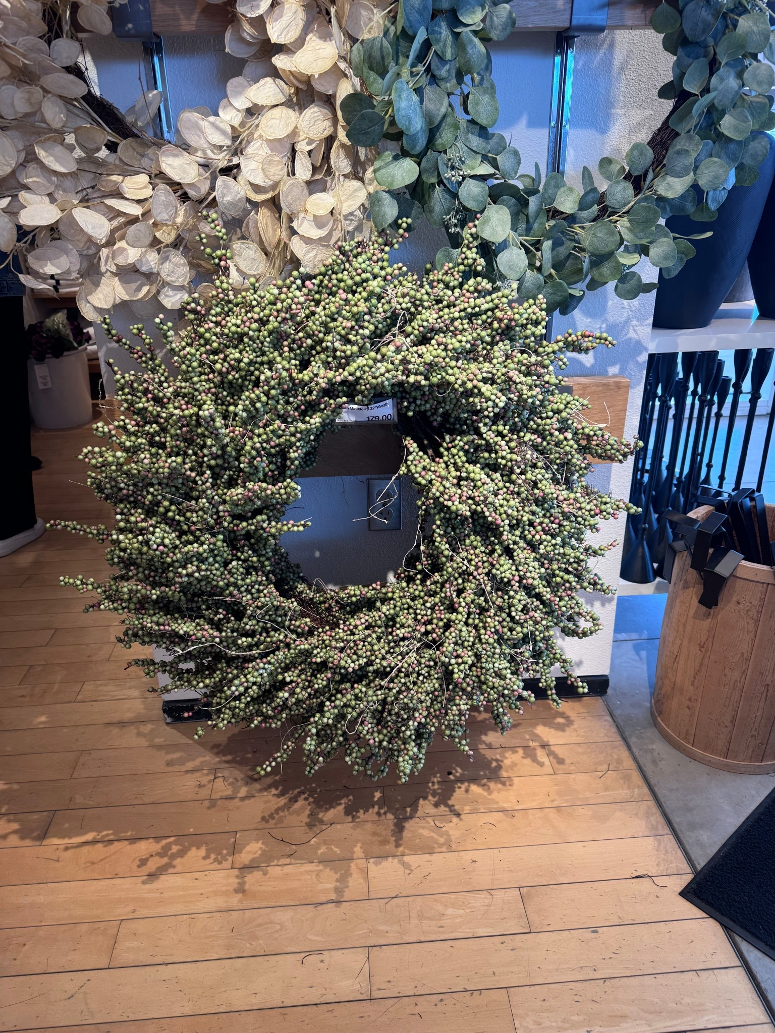 Such a unique and unusual wreath that is not super floral. I love this one! 

#LTKSeasonal #LTKHome