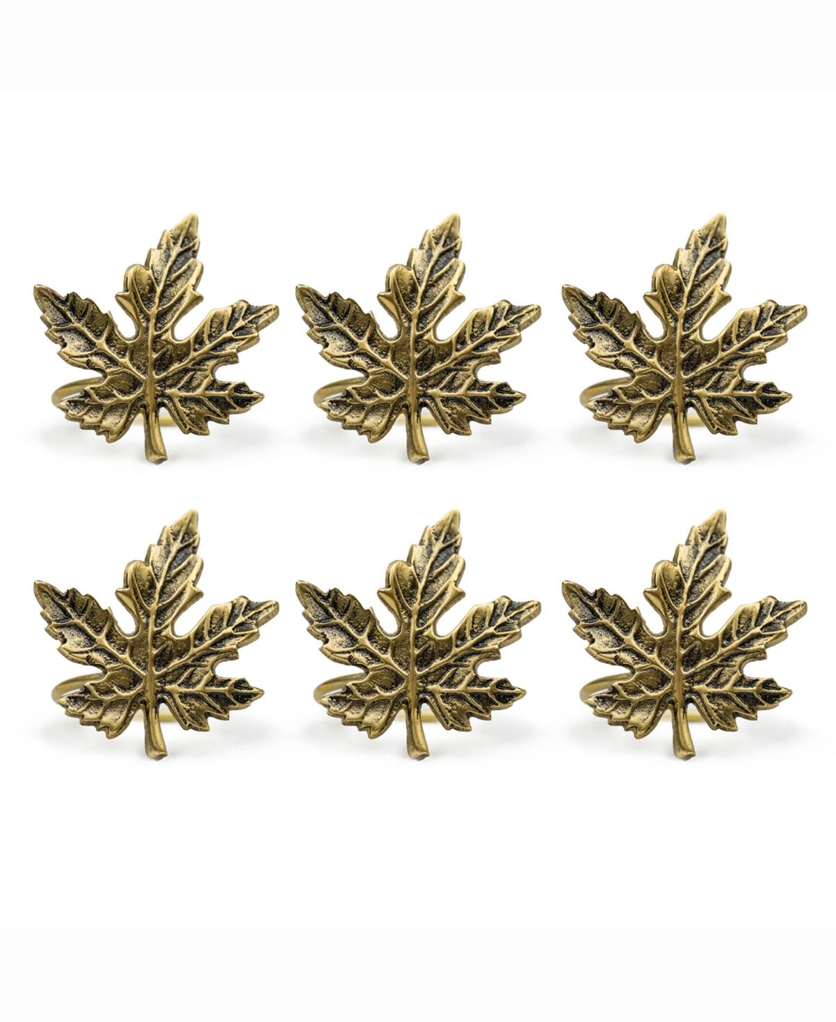 Maple Leaf Napkin Ring, Set of 6 | Macys (US)