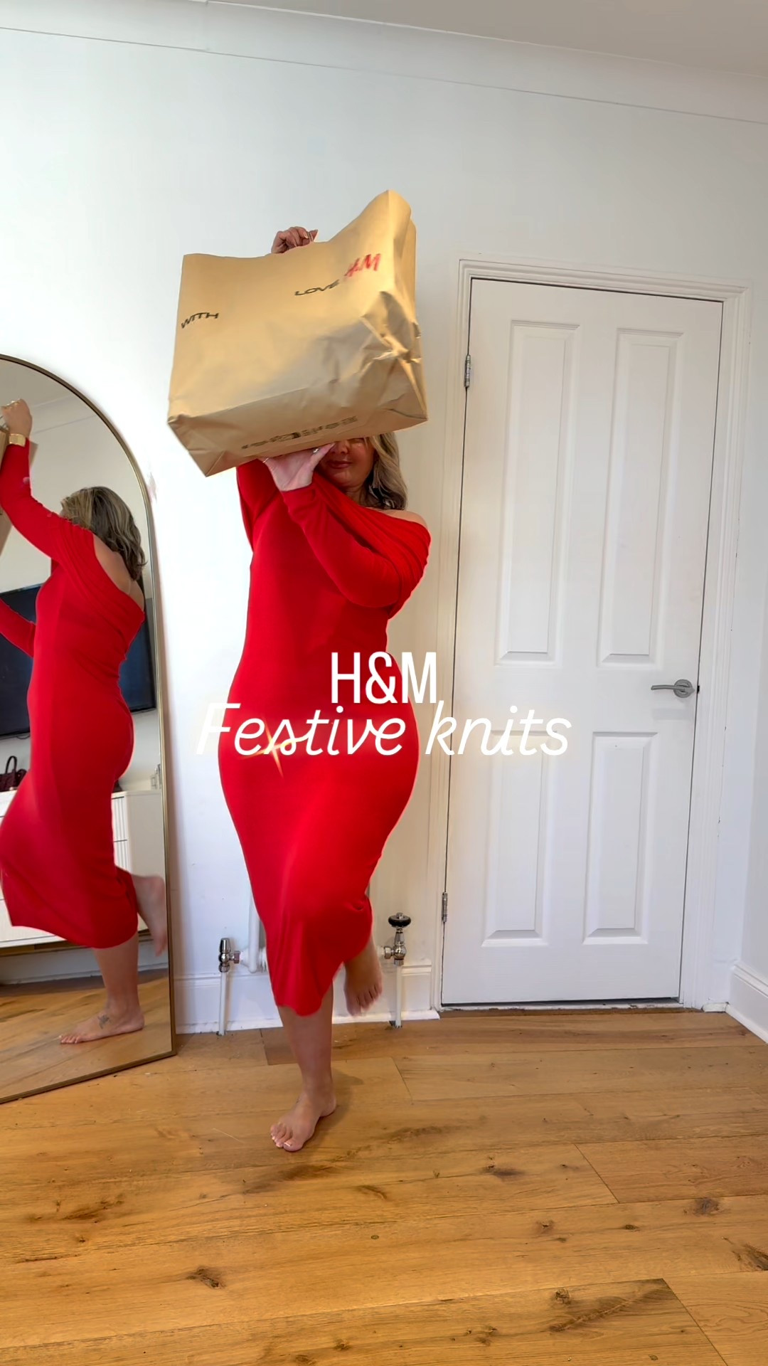 New in @h&m festive knits Christmas day outfits 

#LTKfestive #LTKwinter #LTKmidsize