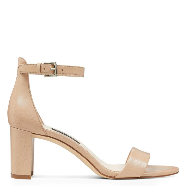 Pruce Ankle Strap Block Heel Sandals | Nine West (US)