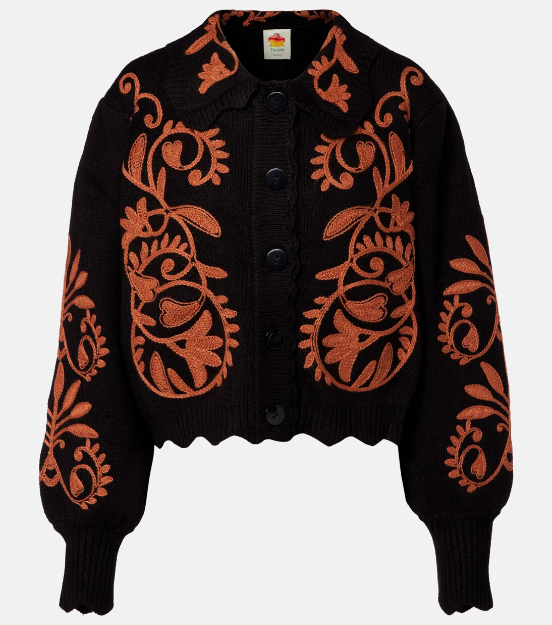 Cornely Ainika embroidered scalloped cardigan | Mytheresa (US/CA)