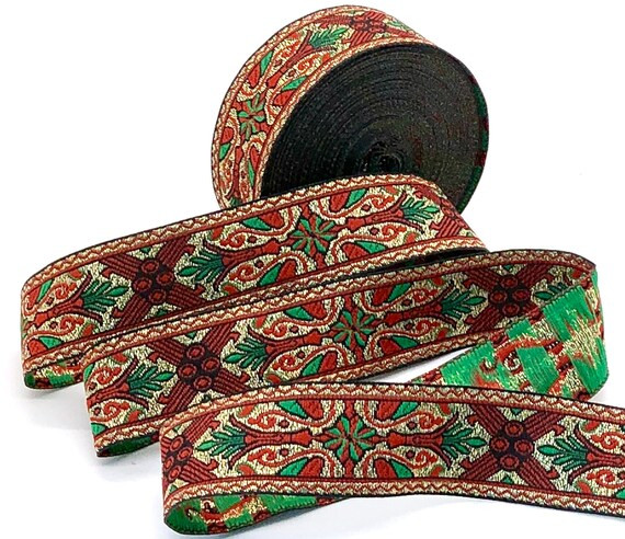 Christmas Ribbon 1 X 3 5 and 10 Y Renaissance Style in | Etsy | Etsy (US)