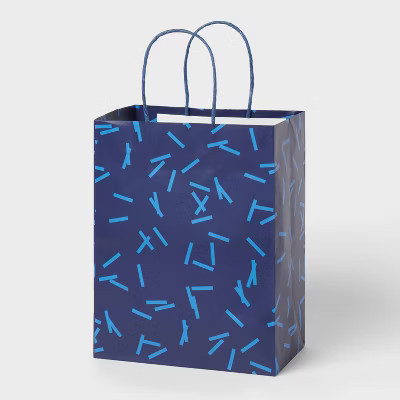 Small Sprinkles Gift Bag Navy/Blue - Spritz™ | Target