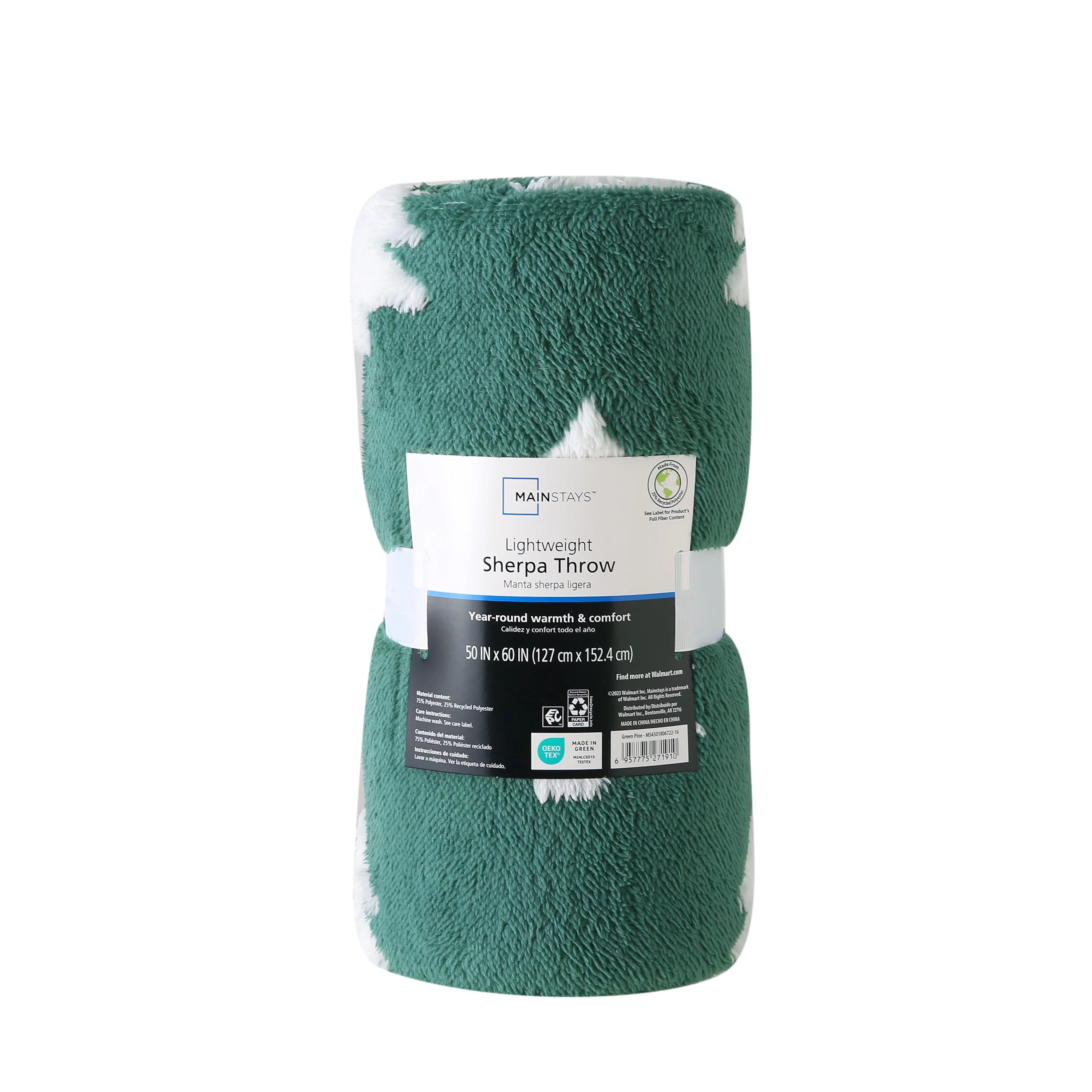 Mainstays Green Pine Tree Sherpa … curated on LTK