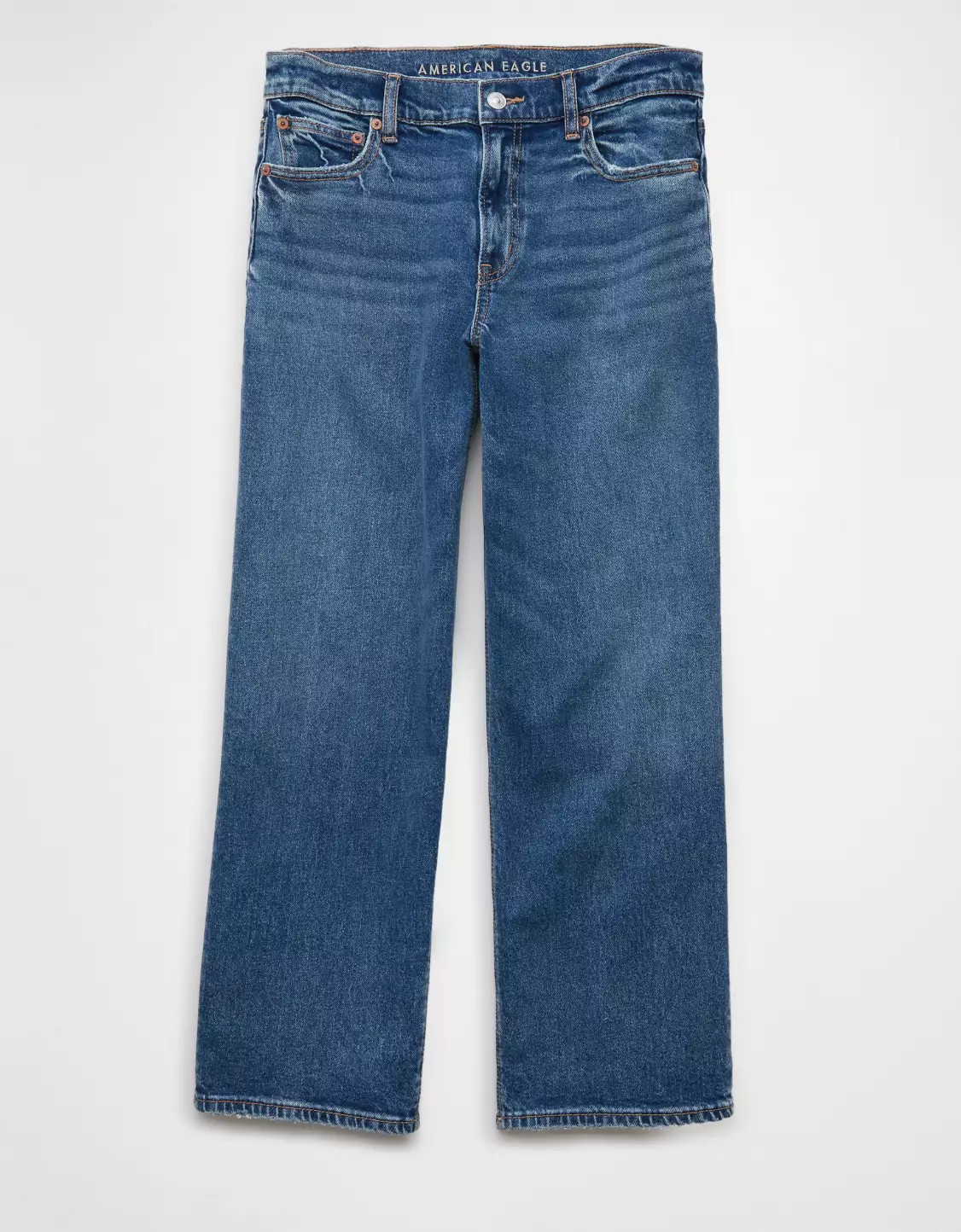 AE Stretch High-Waisted Stovepipe Crop Jean | American Eagle Outfitters (US & CA)
