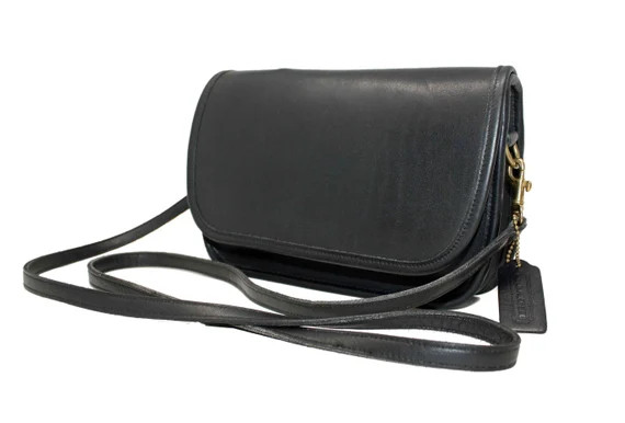 Coach Ritchie Crossbody Style 9937 in Black Glove-tanned - Etsy | Etsy (US)