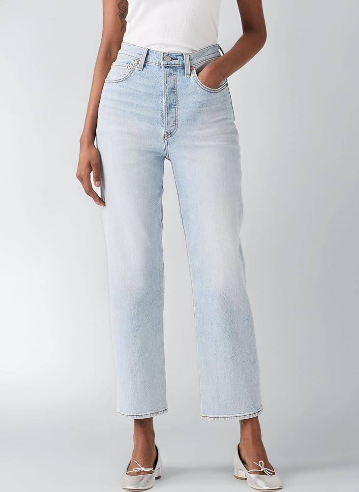 Levi's Women's Ribcage Straight Ankle Jeans | Amazon (UK)