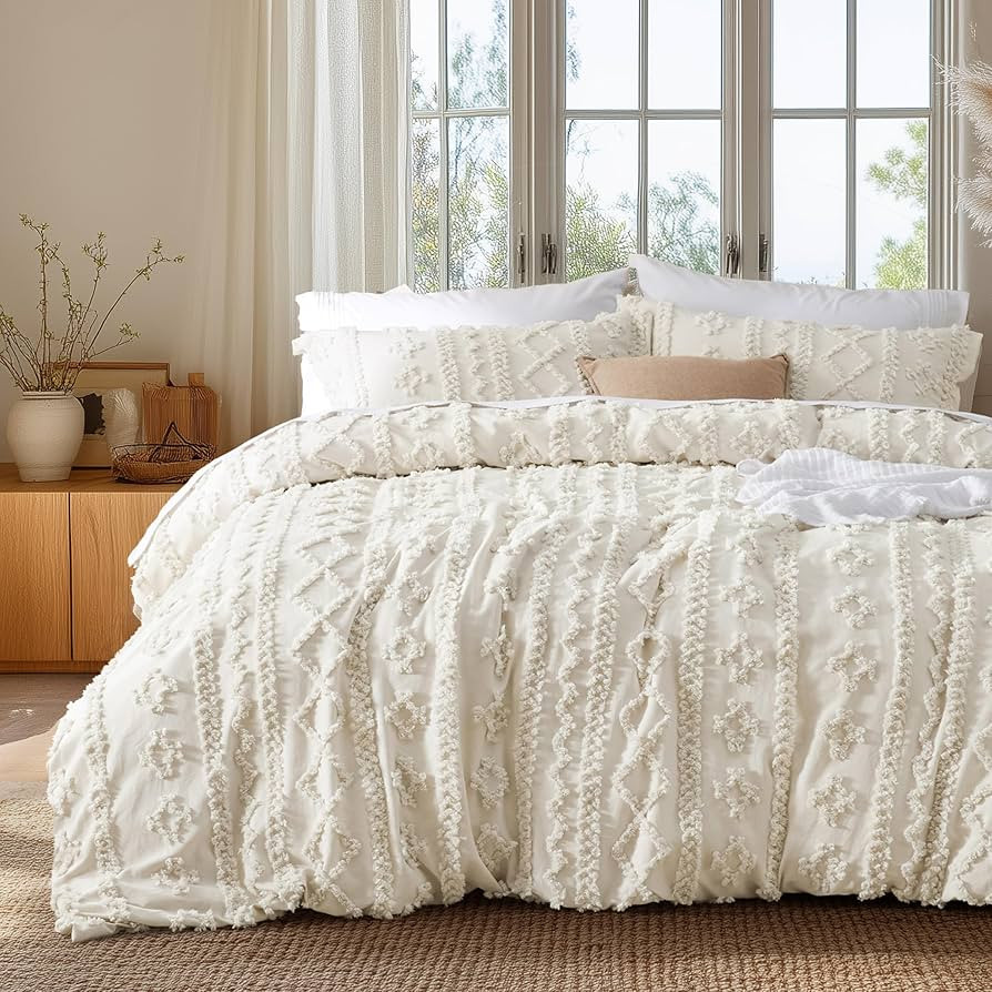 Bedsure Boho Duvet Cover Queen Size, Soft & Comfortable Elegant Design Boho Bedding for Decoratio... | Amazon (US)