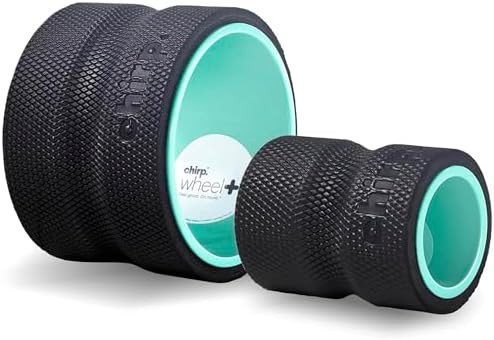 Chirp Wheel+ Foam Roller 2-Pack, Back & Neck Pain Relief, Mint | Amazon (US)