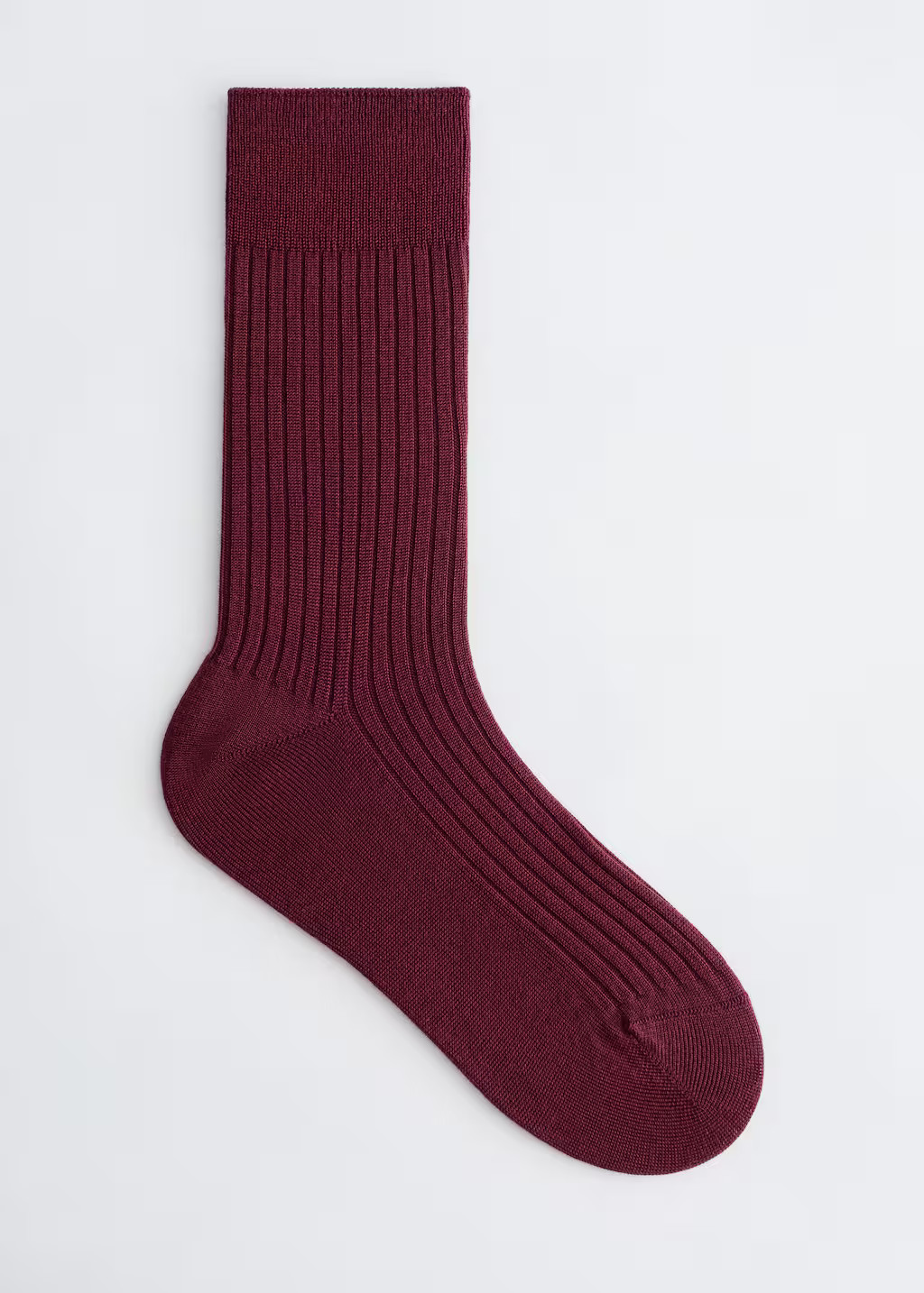 Silk-Blend Ribbed Socks - Dark Red - & Other Stories BE | & Other Stories EU