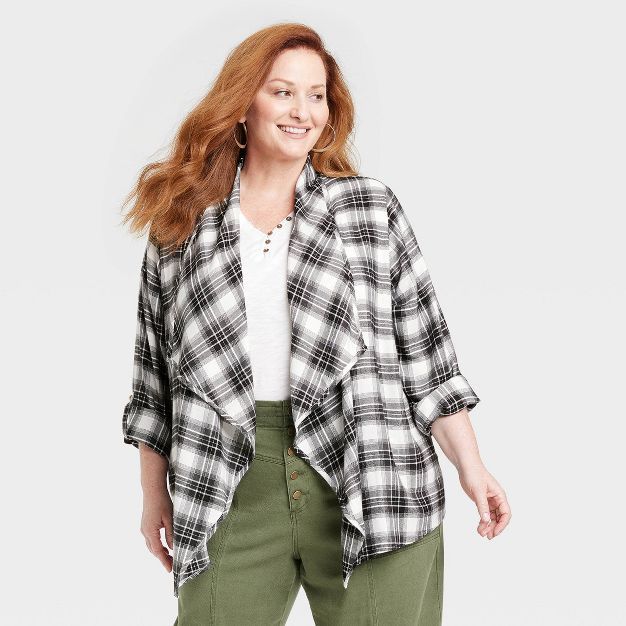 Women's Plaid Flannel Jacket - Knox Rose™ | Target