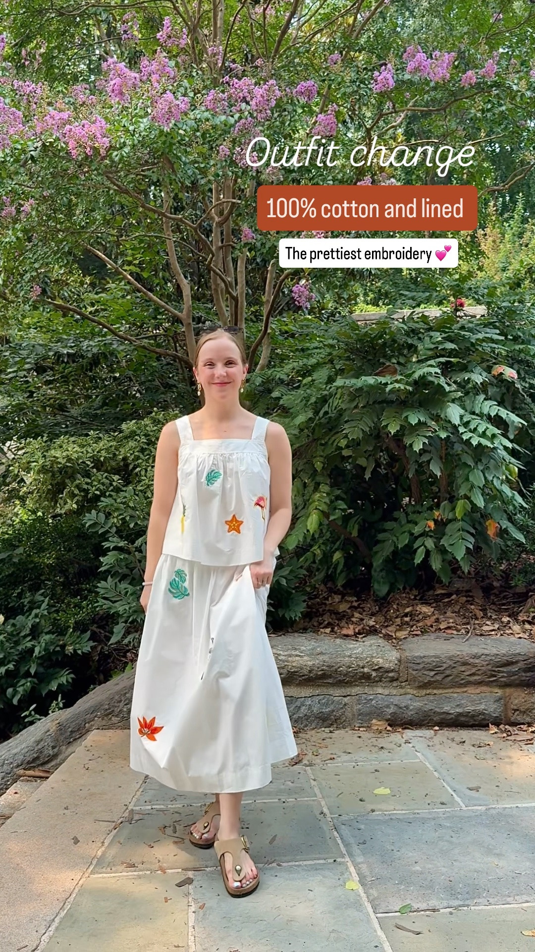 Blown away by this 100% cotton set!! 
Lined with pockets and gorgeous intricate embroidery size xs 
Entire set for under $60

#LTKootd #LTKSaleAlert #LTKPetite