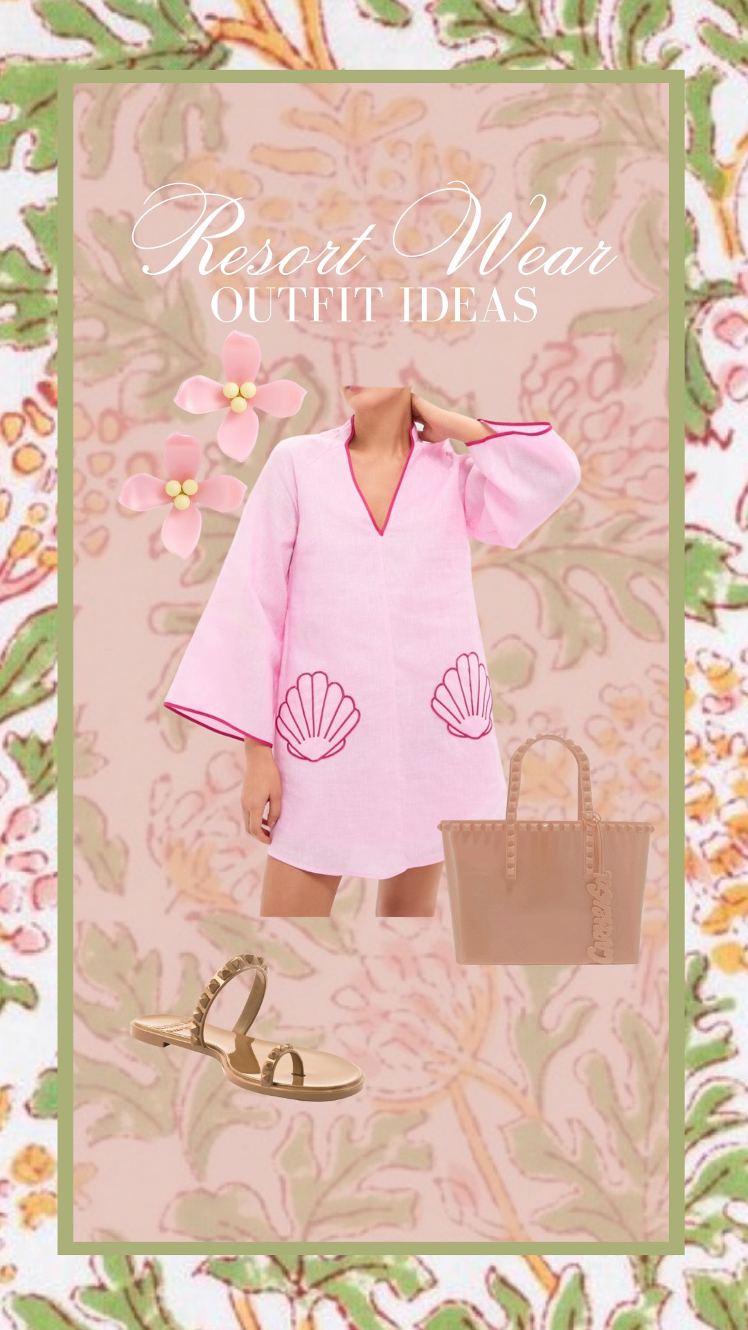 Resort wear outfit idea!

Beach vacation // summer // resort wear
