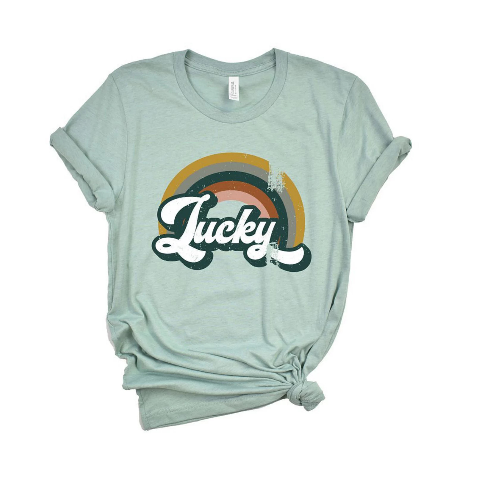 Lucky Rainbow Short Sleeve Graphic Tee | Kohl's