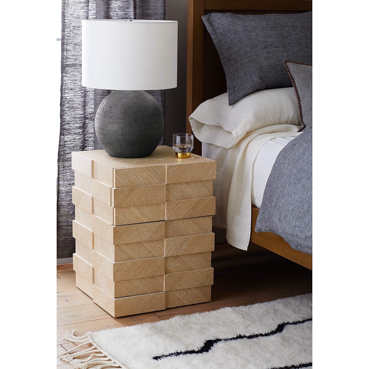 Esphera gray round lamp 

We love the look of this lamp from
Crate & Barrel. The bold geometry and natural materials brings a modern organic style to any table or nightstand.  

#LTKNYFW #LTKFamily #LTKU
