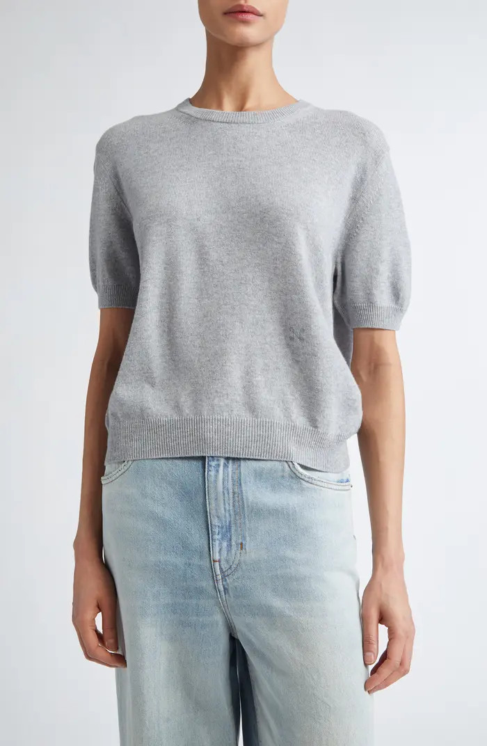 NACKIYÈ Short Sleeve Cashmere Crewneck Sweater | Nordstrom | Nordstrom