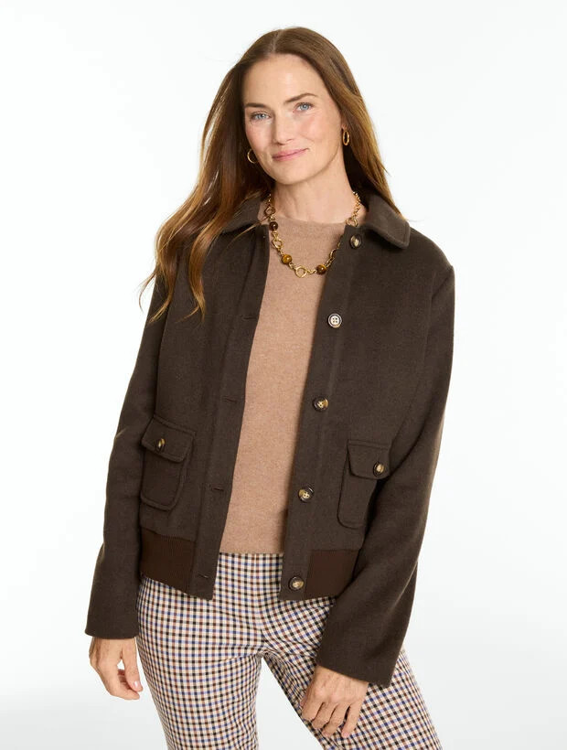 Lightweight Bomber Jacket | Talbots