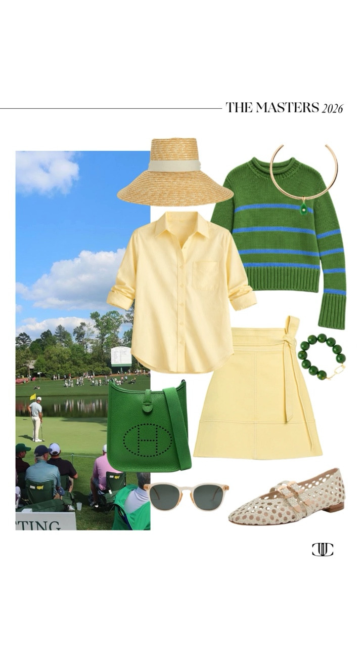 Masters 2026 Style 🌿🏌️‍♀️

Timeless, polished, and perfectly suited for a day at Augusta. This edit is all about breezy spring dresses, tailored linen sets, chic (walkable) shoes, and classic accessories that strike that effortless Southern balance.

From early tee times to clubhouse brunch, these looks are designed to keep you comfortable, refined, and ready for a full day on the course. Save this for tournament outfit inspo and tap to shop each look. ⛳✨

#LTKStyle #MastersStyle #GolfTournamentStyle #SpringOutfits #PreppyStyle #SouthernStyle #EventStyle #LTKFinds 

 



#LTKdayinmylife #LTKootd #LTKOver40