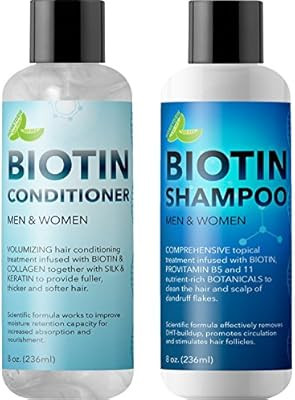 Biotin Shampoo and Conditioner Hair Loss Treatment for Thinning Hair - Hair Follicle Stimulator f... | Amazon (US)