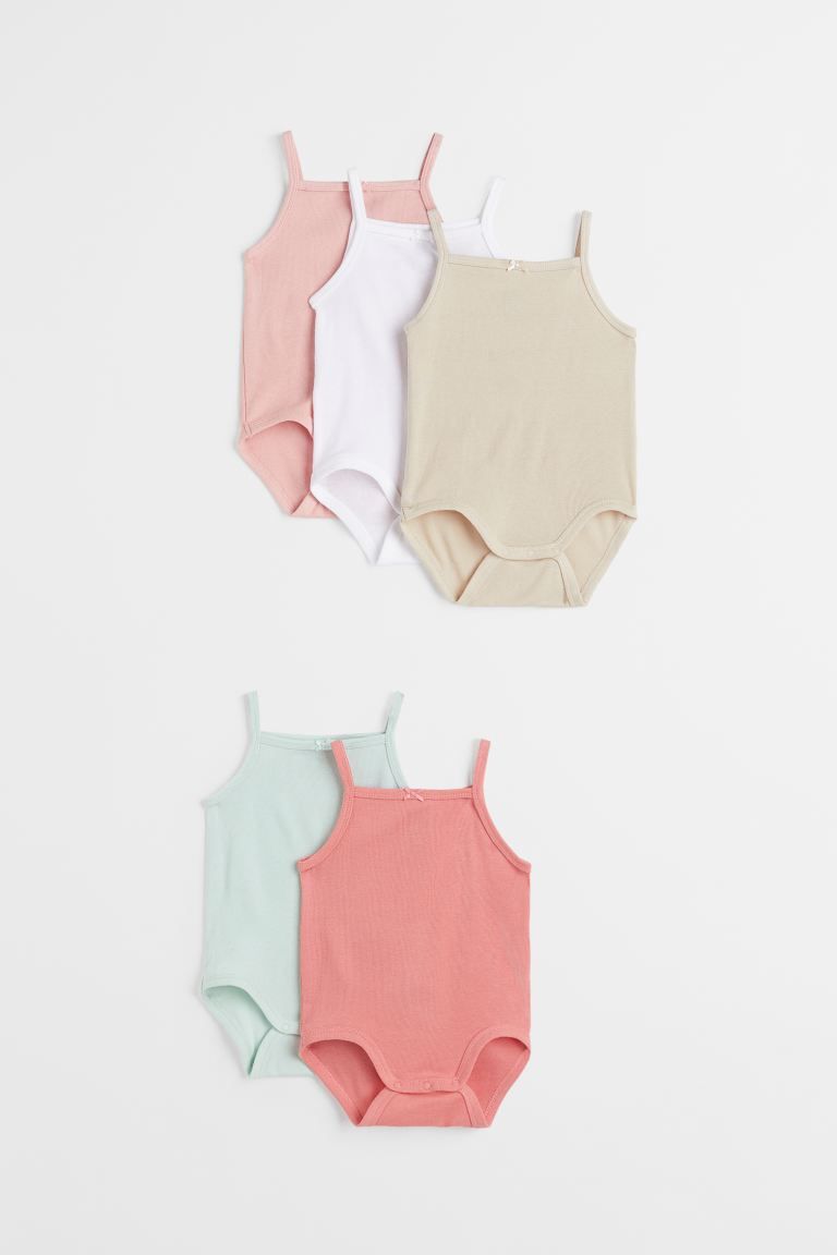 Sleeveless bodysuits in soft, organic cotton jersey. Snap fasteners at gusset. | H&M (US)