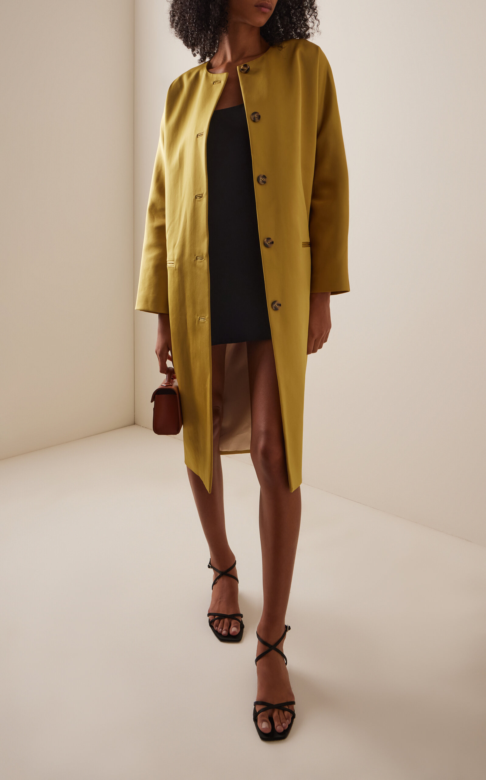 Liz Satin Coat | Moda Operandi (Global)