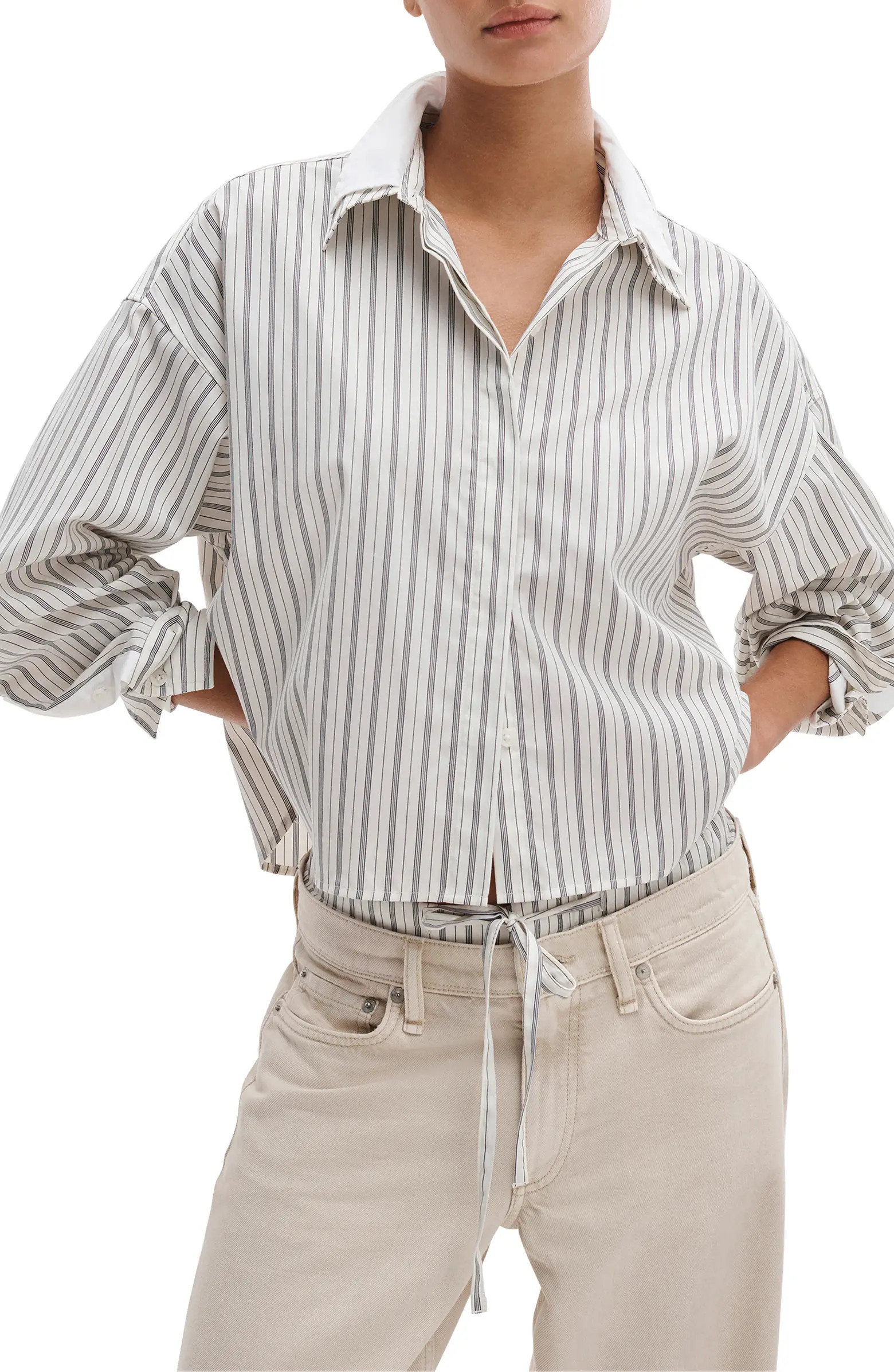 Marin Stripe Cotton Button-Up Shirt | Nordstrom