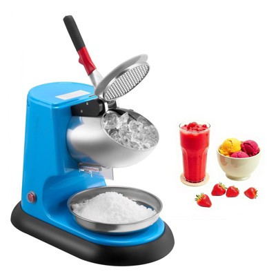Ice Crusher Machine, 220lbs per Hour Electric 4 Blades Snow Cone Maker, Stainless Steel Shaved Ice Machine with Bowl and Cover | Target