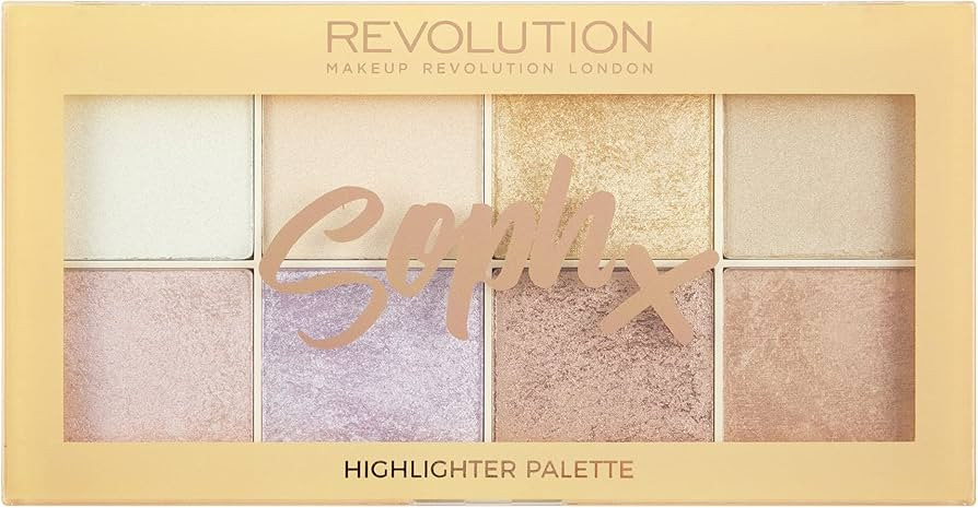 Makeup Revolution Soph X Highlighter Palette, Highlighter Makeup, Gluten Free, Vegan & Cruelty-Fr... | Amazon (US)