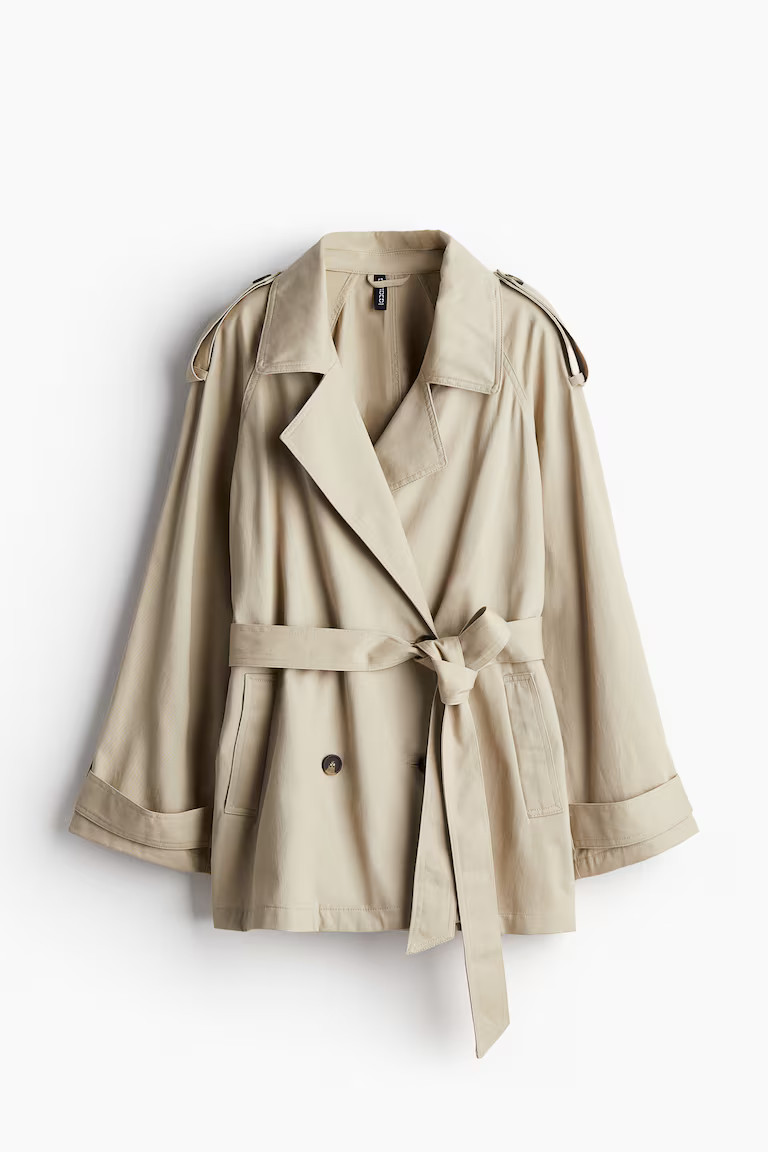 Short trench coat | H&M (UK, MY, IN, SG, PH, TW, HK)