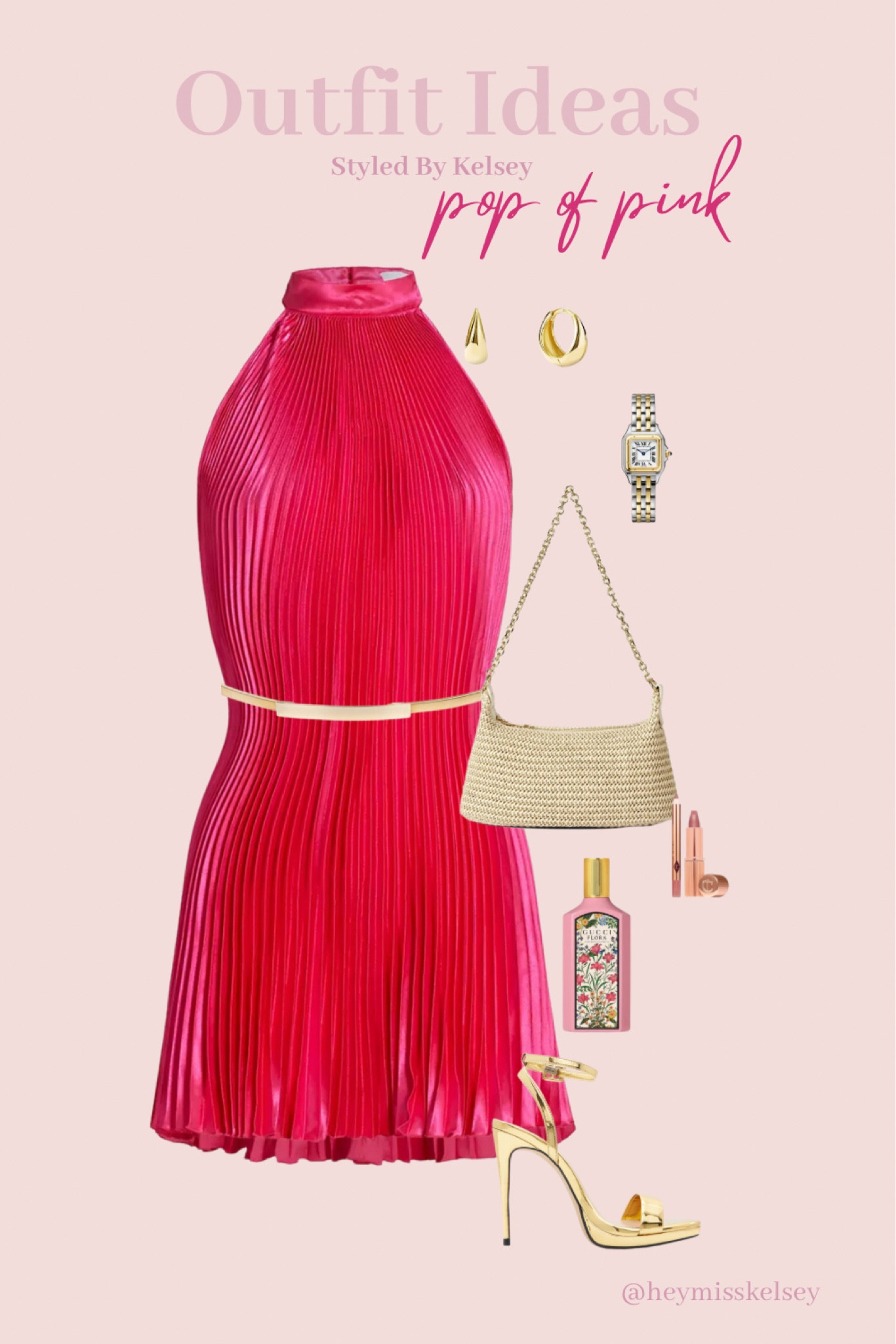 Pink outfit ideas! I love a good halter dress and heels for going out. 

#LTKsalealert #LTKstyletip #LTKshoecrush