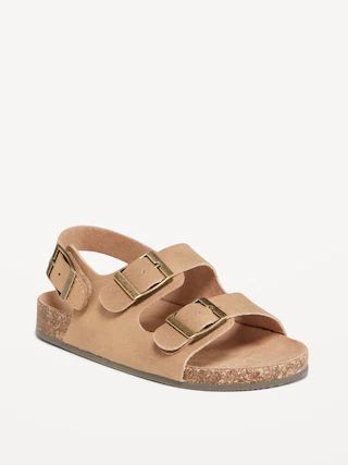 Faux-Leather Buckled Strap Sandals for Toddler Boys | Old Navy (US)