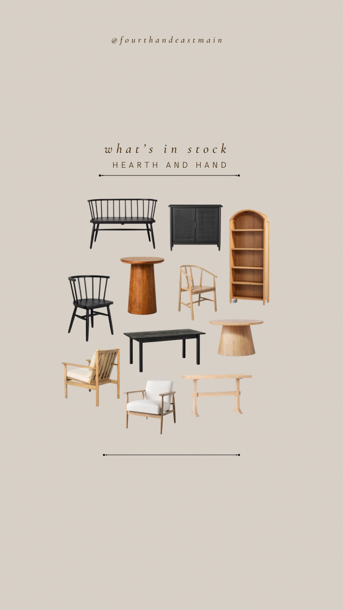 what’s in stock // hearth and hand furniture

#LTKhome
