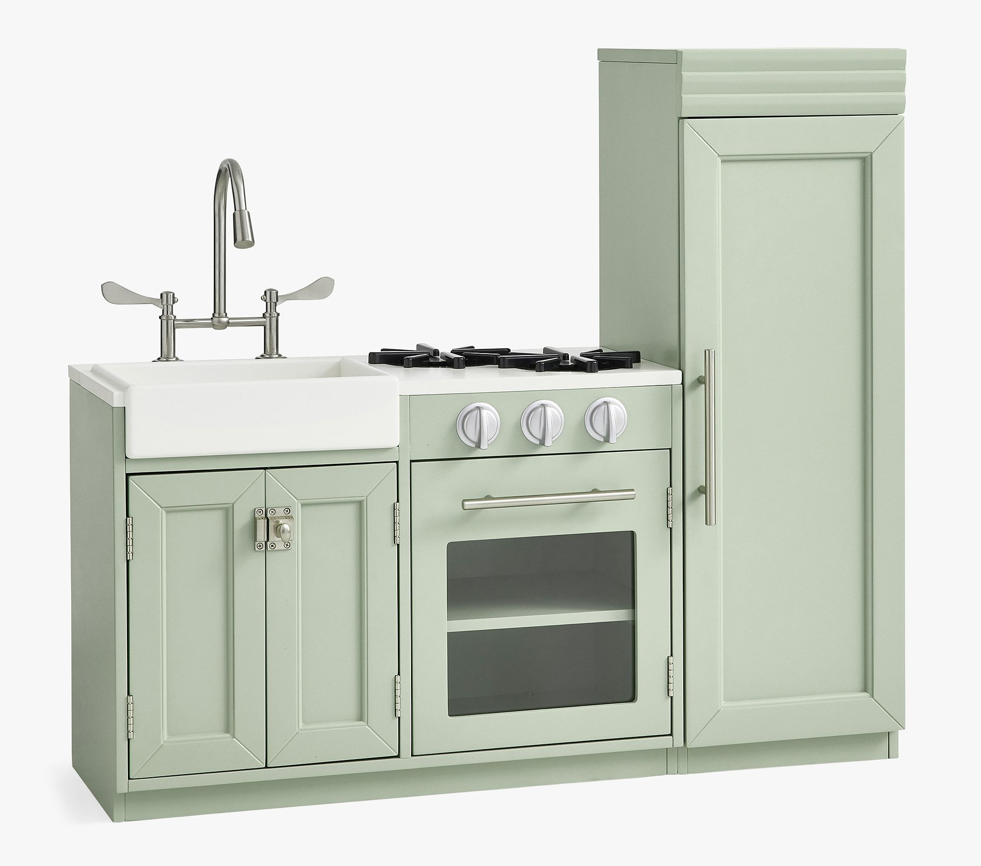 Chelsea All-in-1 Sage Toddler Play Kitchen (36w x 33h") | Pottery Barn Kids