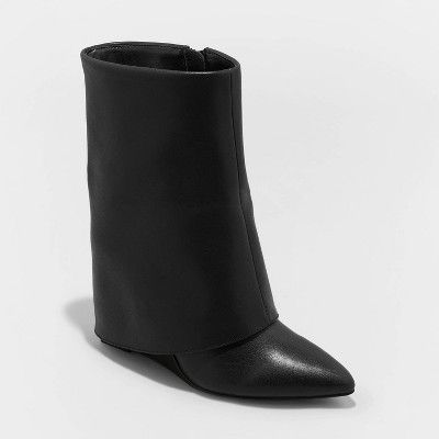 Women's Rue Dress Boots - A New Day™ Black | Target