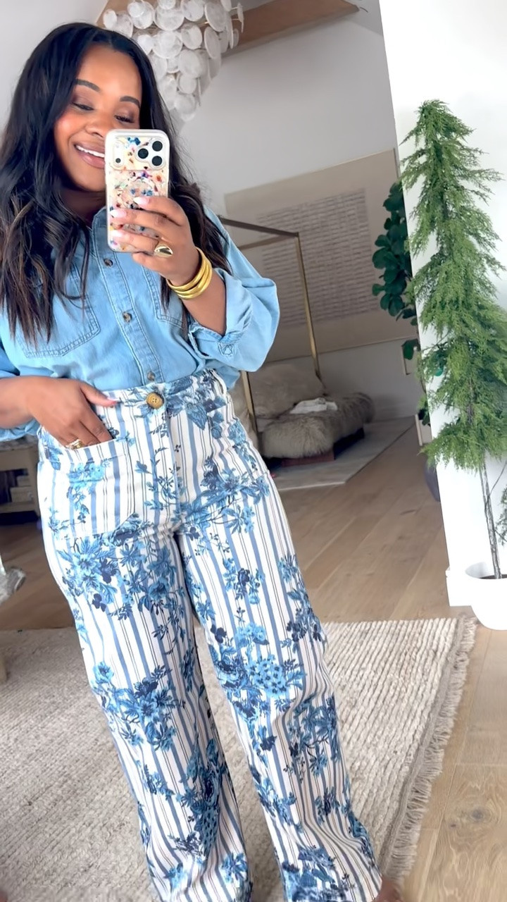 New Colette pant print from @Anthropologie 🩵 They fit so great & also come in linen. Great staple for your closet! Use code TARYN20

#LTKgrwm #LTKootd #LTKSeasonal