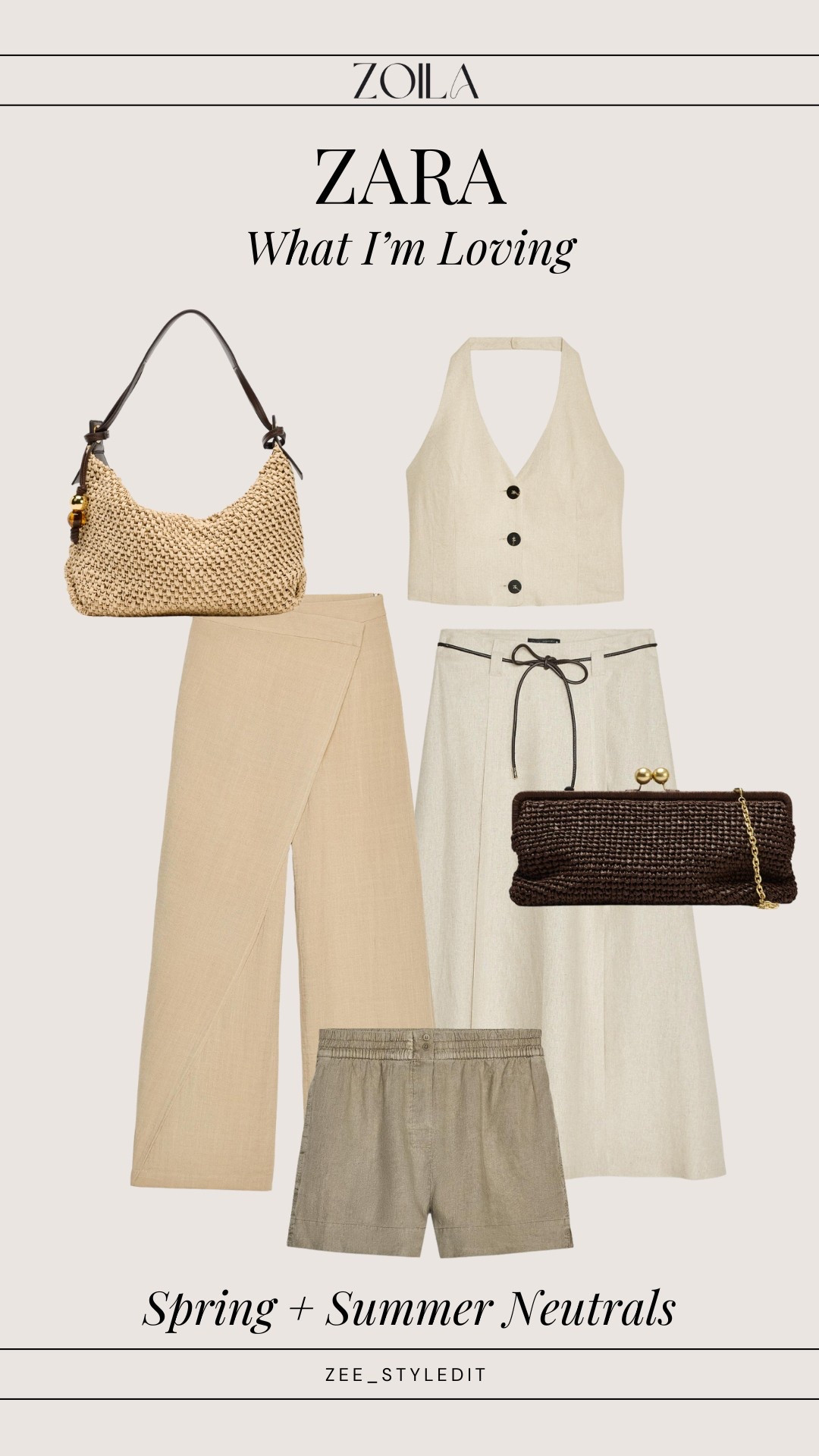 Zara spring + summer neutrals 

#LTKU #LTKStyleTip #LTKSeasonal