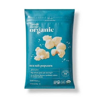 Sea Salt Organic Popcorn - 5oz - Good & Gather™ | Target