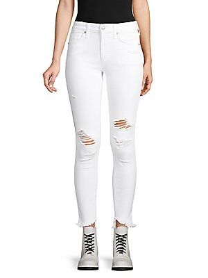 Distressed Mid-Rise Jeans | Saks Fifth Avenue OFF 5TH