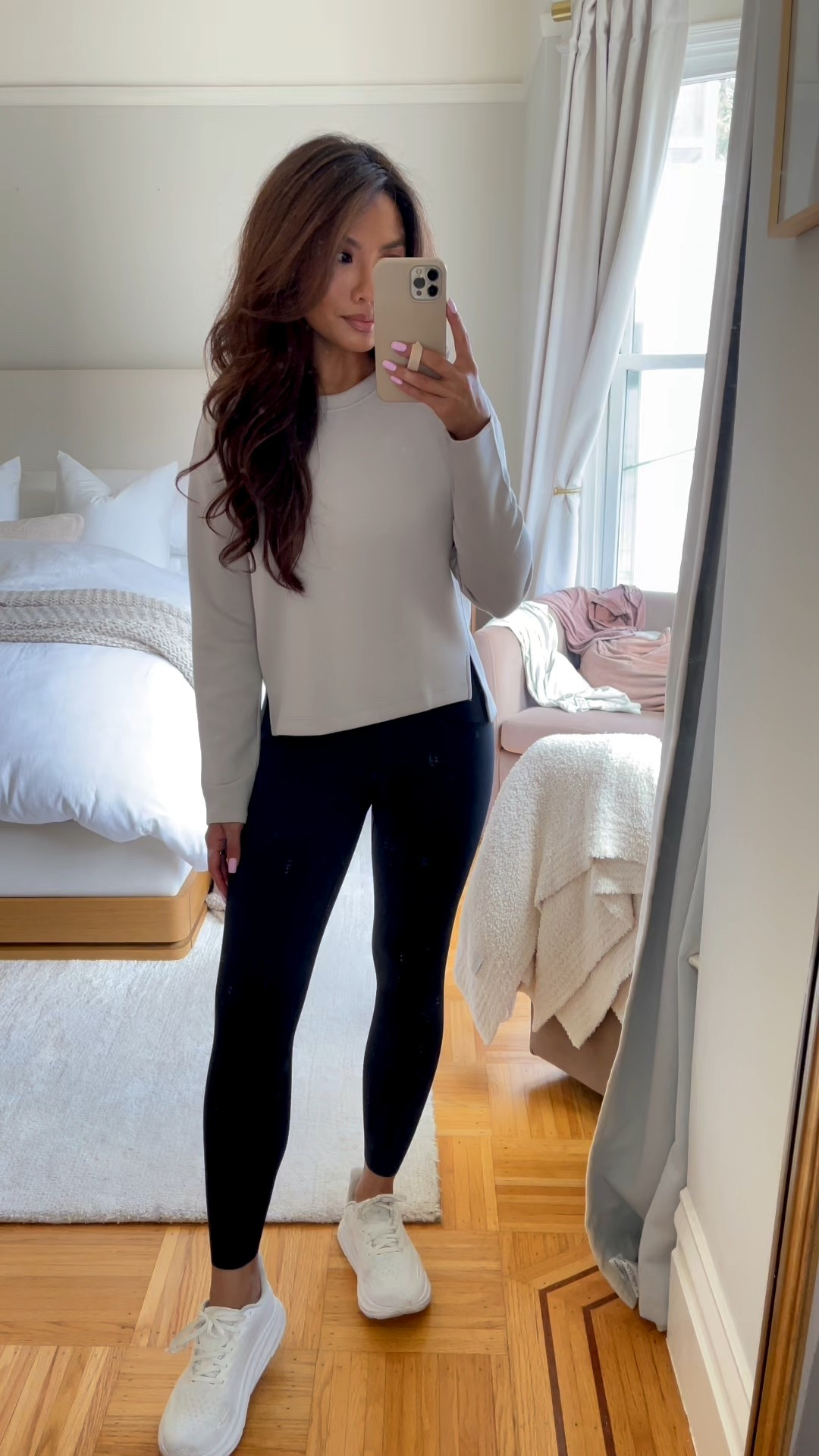 @spanx released two new neutral fall shades and I can’t decide which one I love more!! Introducing French Grey and Mineral - two cool toned neutrals in the AirEssentials fabric we know and love #SpanxPartner

New customers can use code SWEETPETITEXSPANX for 15% off and free shipping (sale styles not included)

Linked the new colors and my favorites on my LTK / I do xs in everything except the booty boost leggings I did s

#LTKPetite