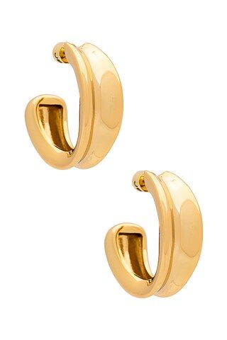 Jenny Bird Doune Hoop Earring in High Polish Gold from Revolve.com | Revolve Clothing (Global)