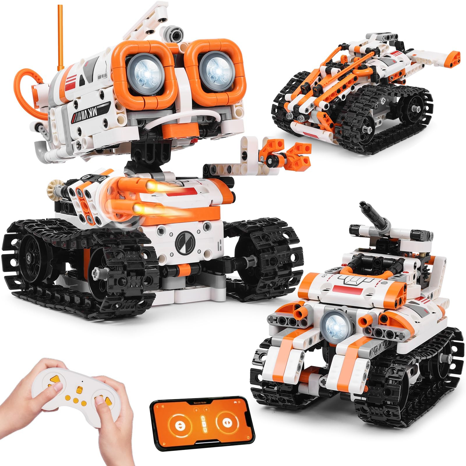 STEM Robotics Kits for Kids Ages 8-12 8-14 Year Old, 3 in 1 Remote/APP Control & Programming Robo... | Amazon (US)