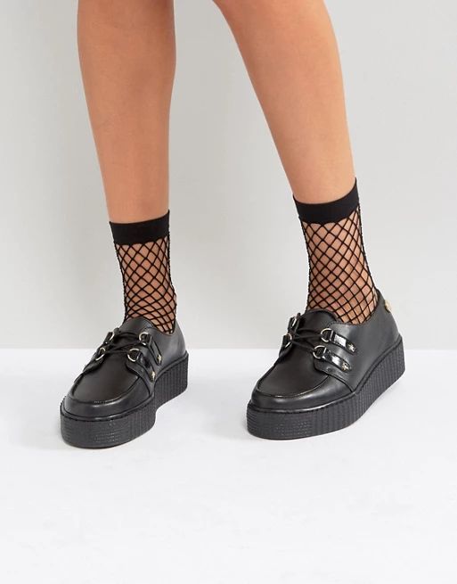 Gigi Hadid Leather Creeper Shoe | ASOS US