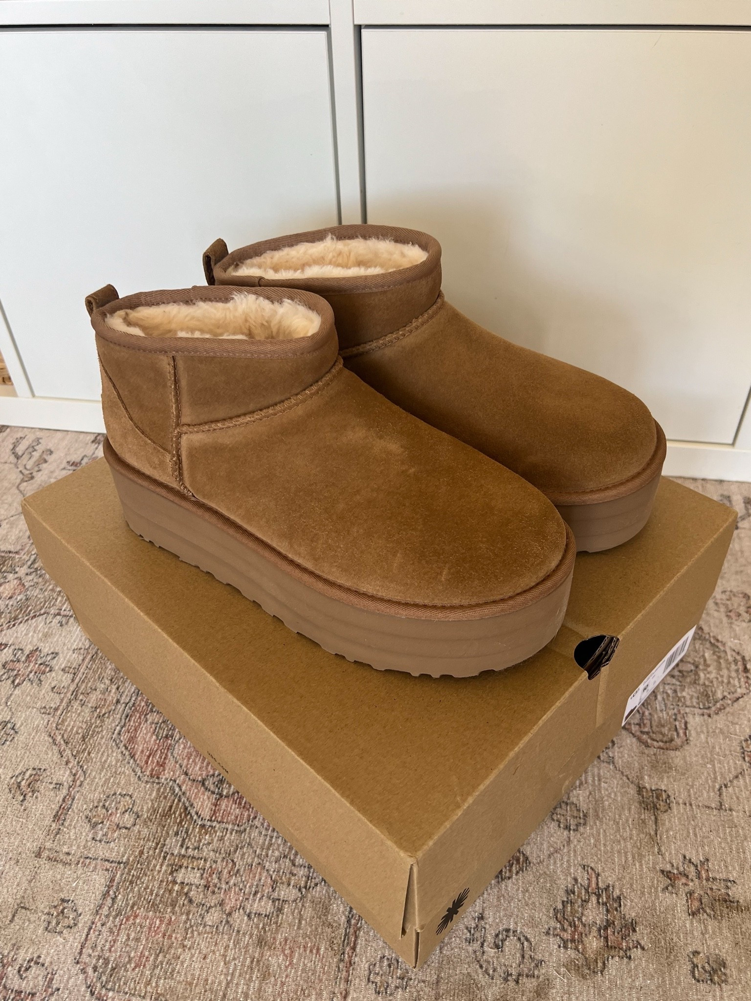 Uggs for fall!! I’m a 9.5-10 and wear a 10 in these. So comfy and easy to walk in even with the platform.

#LTKfall #LTKshoes