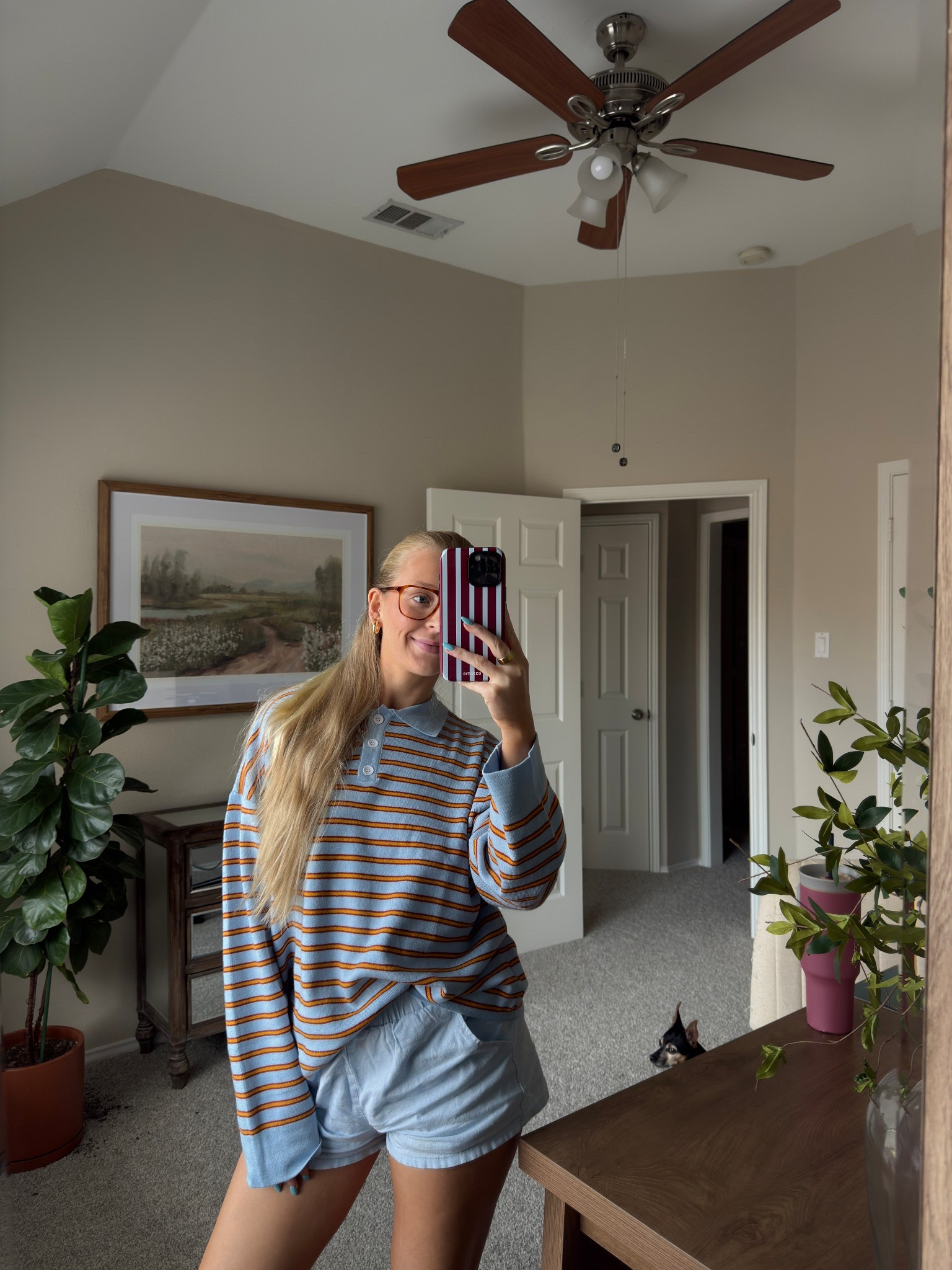 WFH outfit! Size large sweater (sooooo soft)
-
-
-
Comfy cute Work from home outfit, comfy outfit, soft shorts, linen shorts, lacrosse shirt, striped sweater, polo sweater, lioness looks for less, light blue sweater 

#LTKootd #LTKgrwm #LTKdayinmylife