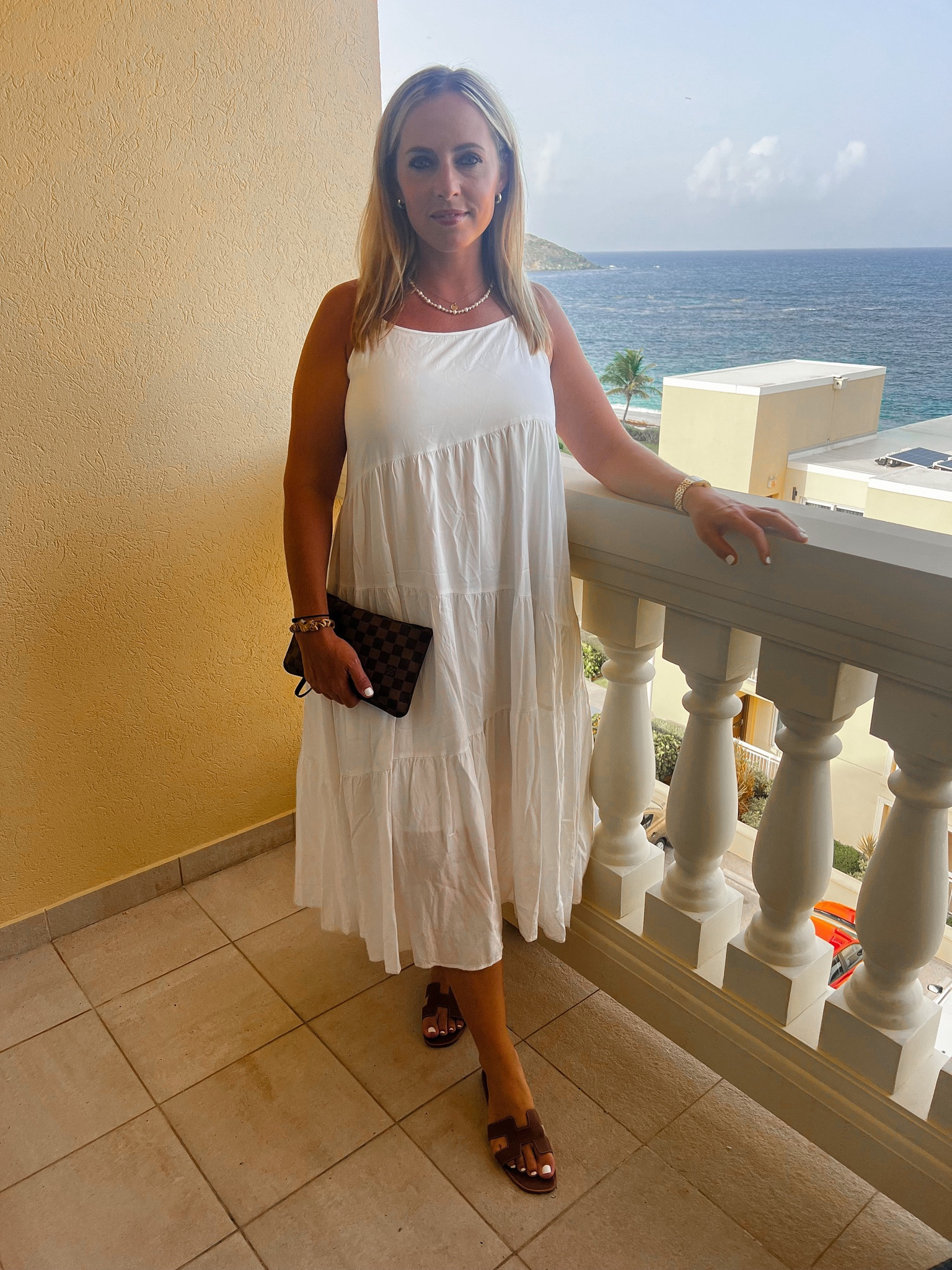 White maxi dress 

#LTKSeasonal #LTKunder50 #LTKunder100