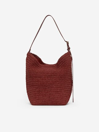 Lined Straw Bag – Reddish Brown – Women – ARKET GB | Arket UK