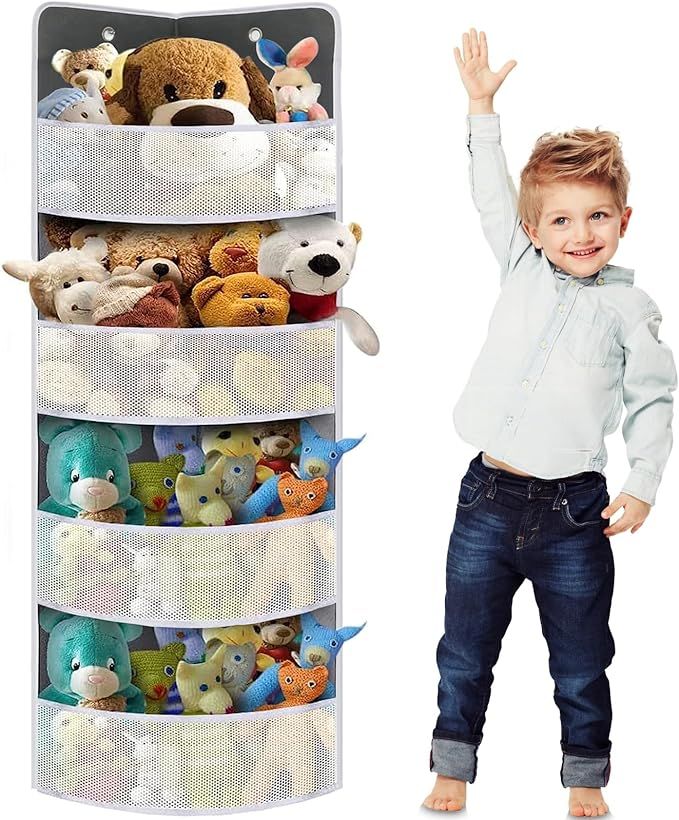 Ofiray-home Soft Corner Shelf | Safe Hanging Organizer | Child-Friendly Wall Mount Storage | for ... | Amazon (US)