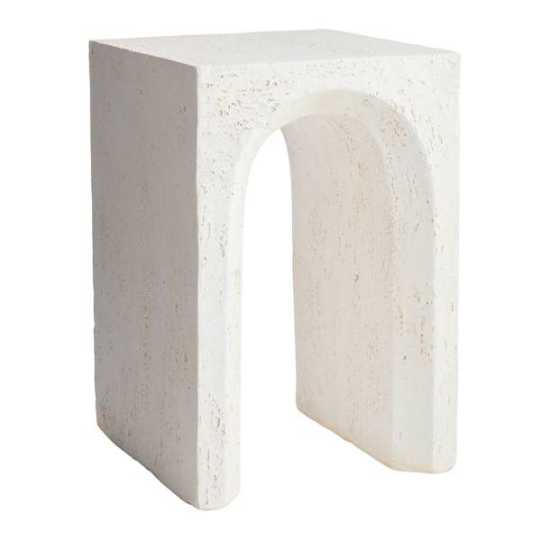 Courtney Accent Table, White | At Home